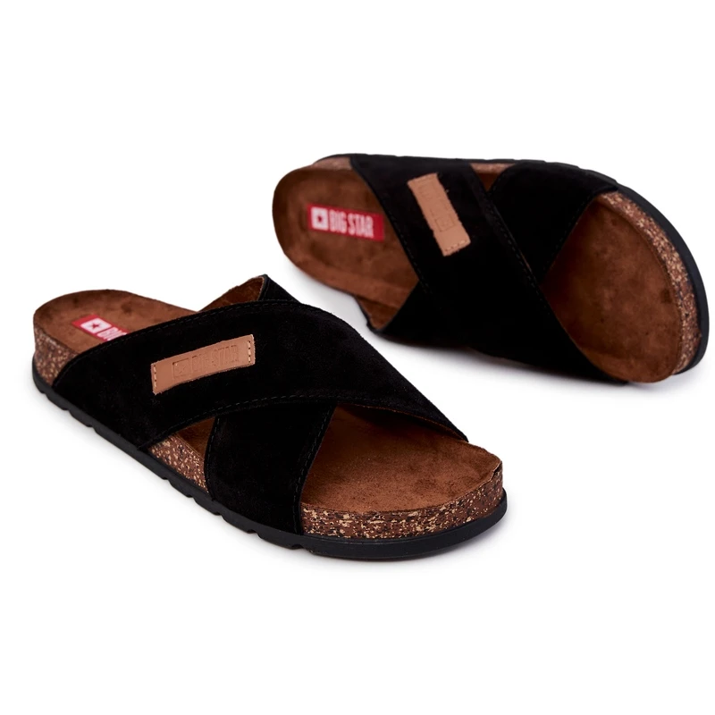 Chaussons Confortables Homme Big Star JJ176005 Noir Le Noir – Image 4