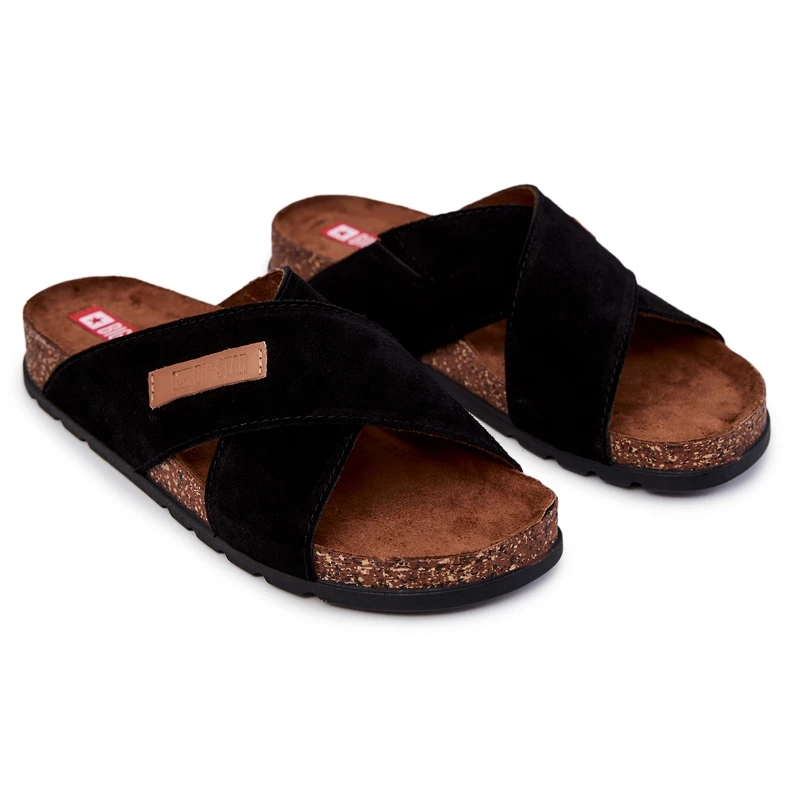 Chaussons Confortables Homme Big Star JJ176005 Noir Le Noir – Image 5