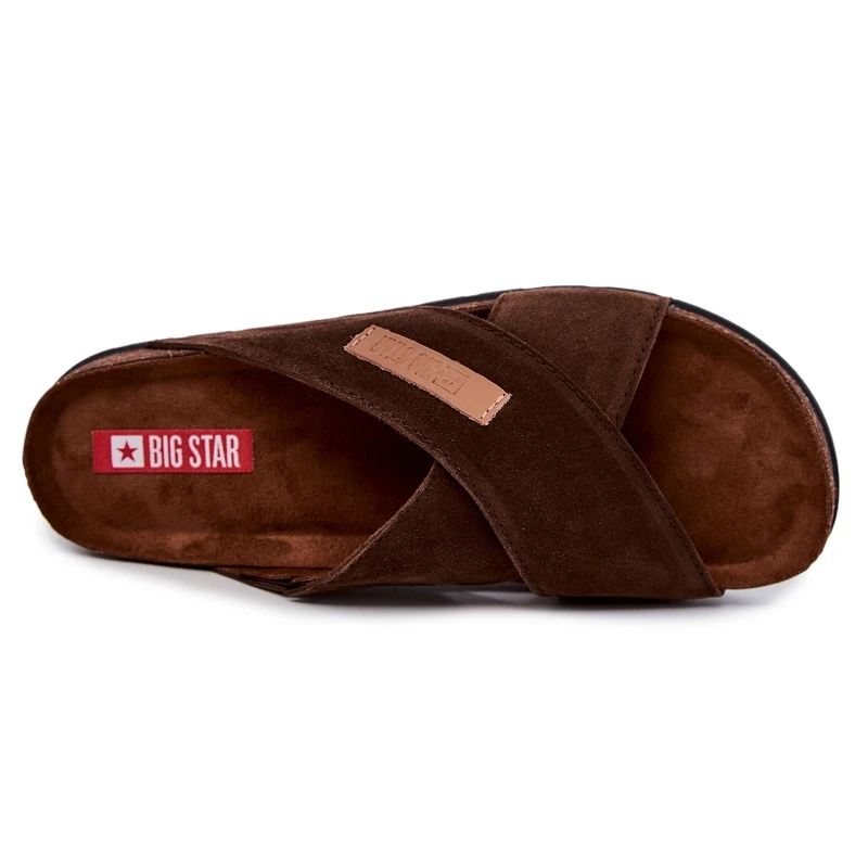 Chaussons Confortables Homme Big Star JJ176006 Marron Brun – Image 3