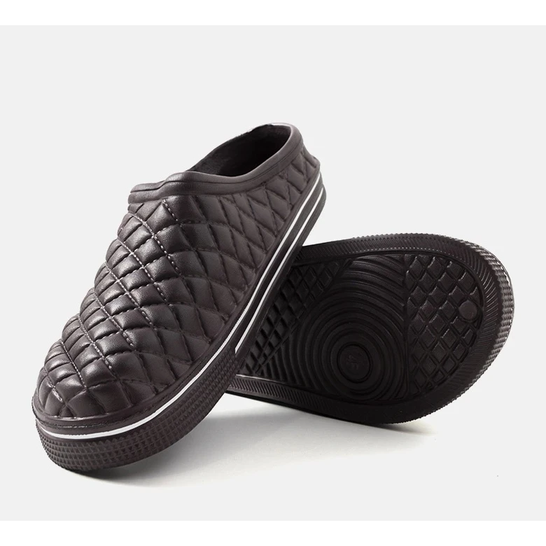 Chaussons Crocos Homme Caltare Marron Brun – Image 2