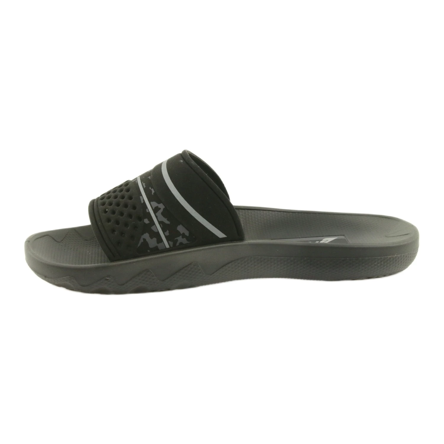 Chaussons De Loisirs Pour Hommes Rider 82499 Noir Le Noir Gris – Image 2