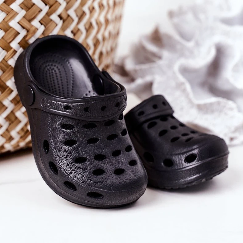 Chaussons Enfant Foam Crocs Noir Lucas Le Noir – Image 4