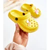 Chaussons Enfant Léger Entrejambe Avec Décoration Bertis Jaune