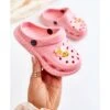 Chaussons Enfant Légers Entrejambe Avec Décoration Bertis Rose