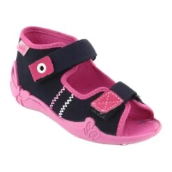 Chaussons Fille Navets Befado 242p056 Bleu Marine Rose
