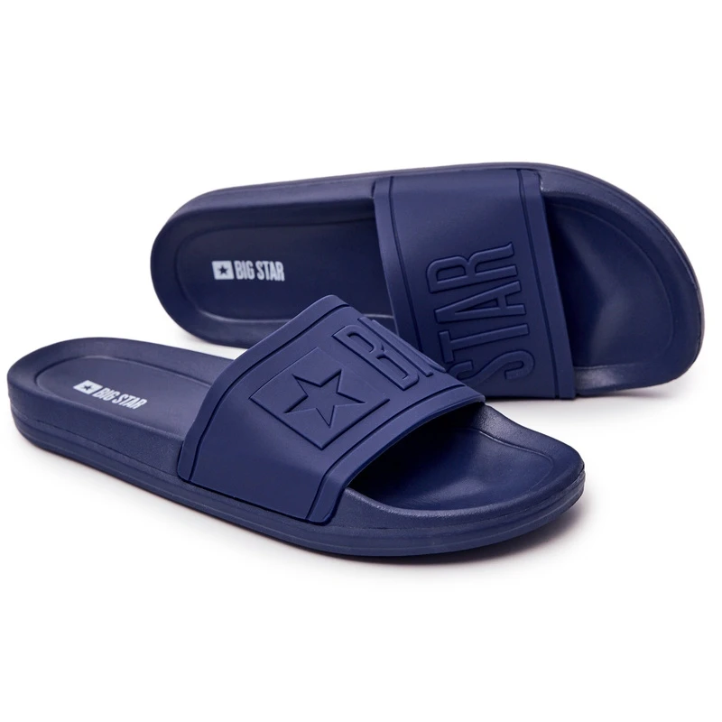 Chaussons Homme Big Star Caoutchouc Bleu Marine DD174688 – Image 3