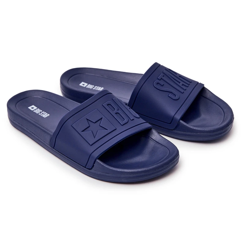 Chaussons Homme Big Star Caoutchouc Bleu Marine DD174688 – Image 4