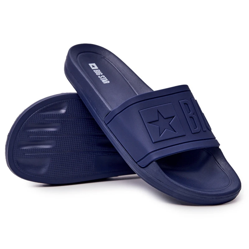 Chaussons Homme Big Star Caoutchouc Bleu Marine DD174688 – Image 6