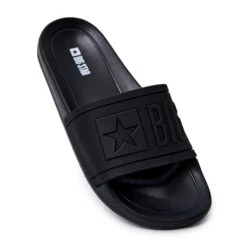 Chaussons Homme Big Star Caoutchouc Noir DD174690 Le Noir