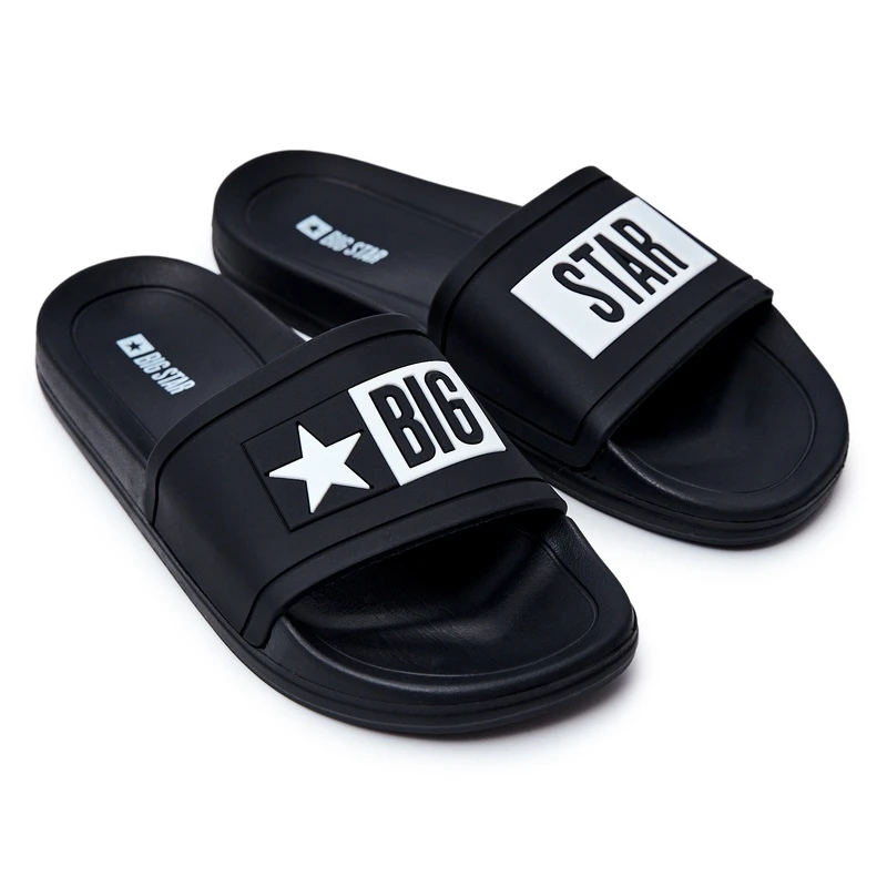Chaussons Homme Big Star Caoutchouc Noir DD174699 Le Noir – Image 6