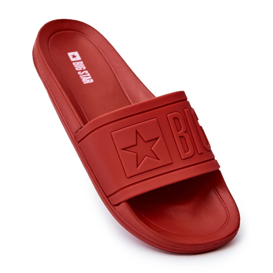 Chaussons Homme Big Star Caoutchouc Rouge DD174689 – Image 4