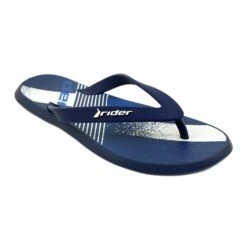 Chaussons Homme Rider 83419 AH972 Noir/Blanc Blanche Bleu