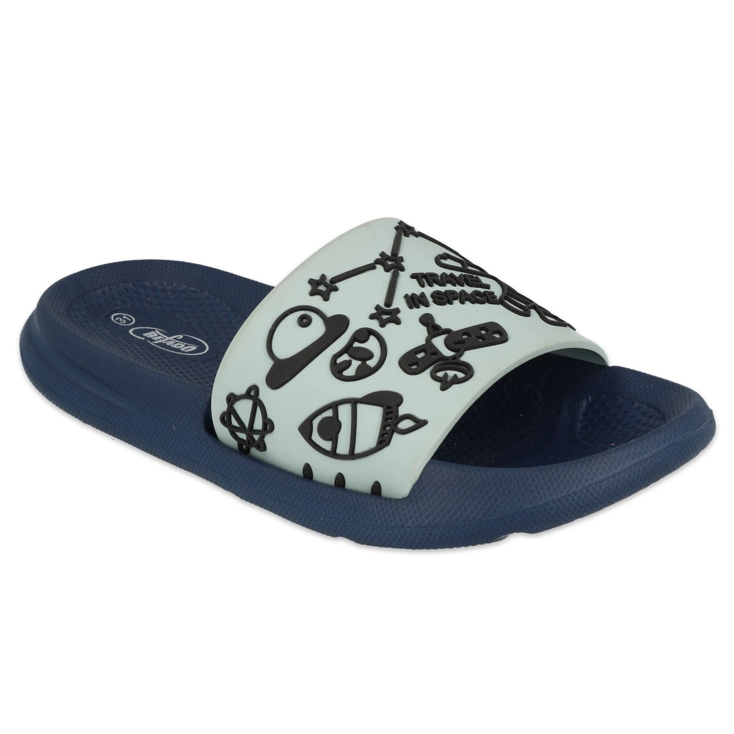 Chaussons Mousse Enfant Befado - Turquoise 152Y009 Multicolore Bleu