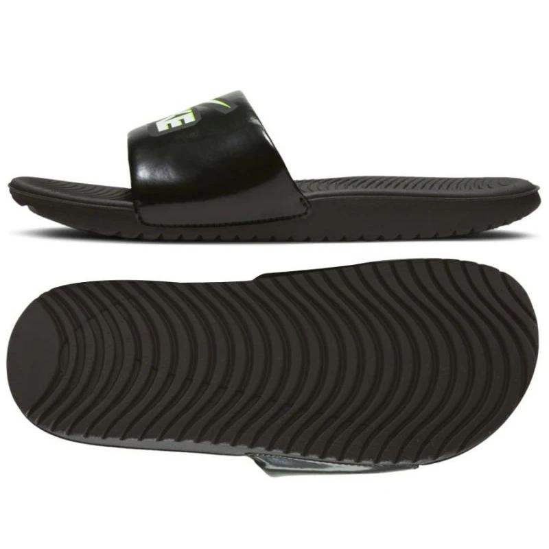 Chaussons Nike Kawa Slide Jr DD3242 001 Le Noir