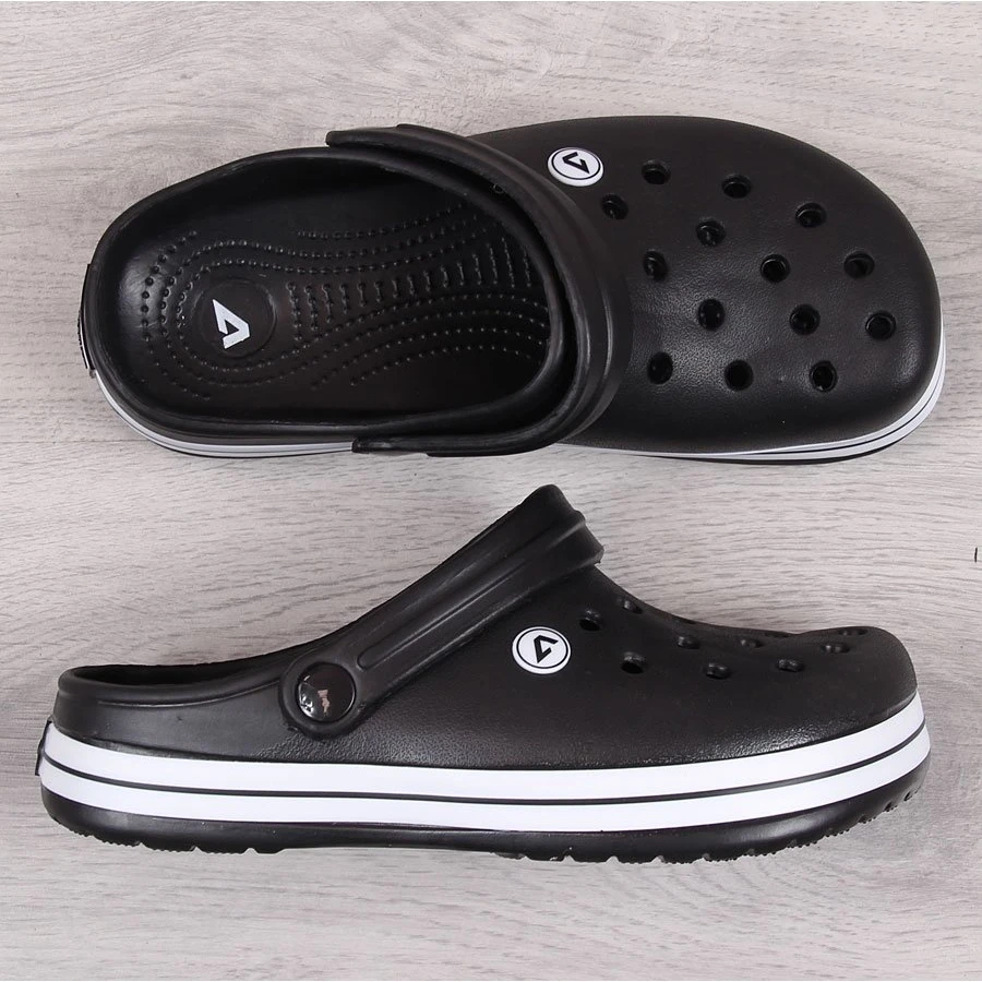 Chaussons Noirs Homme American Club Noir Le Noir