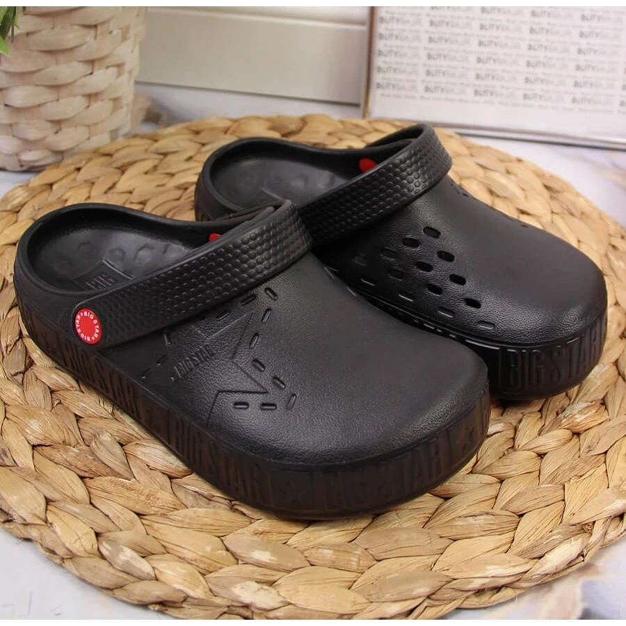 Chaussons Pour Enfants Noirs Kroks Noirs Big Star II375001 Le Noir – Image 3