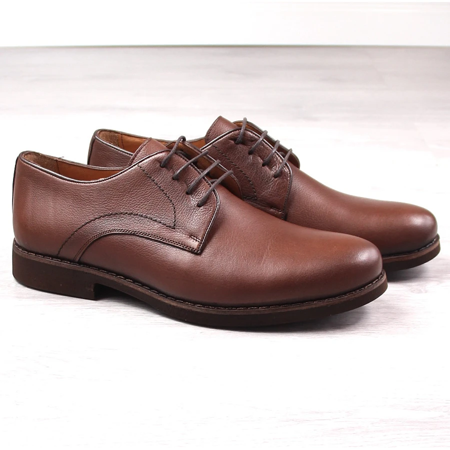 Chaussures à Lacets Homme En Cuir Marron T.Sokolski W21-903 Brun – Image 2