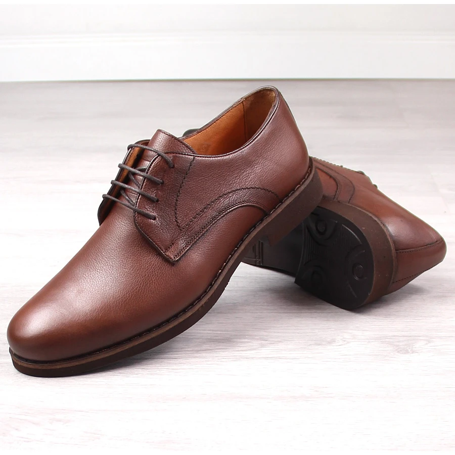 Chaussures à Lacets Homme En Cuir Marron T.Sokolski W21-903 Brun – Image 4