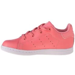 Chaussures Adidas Stan Smith El K EF4928 Rose Gris