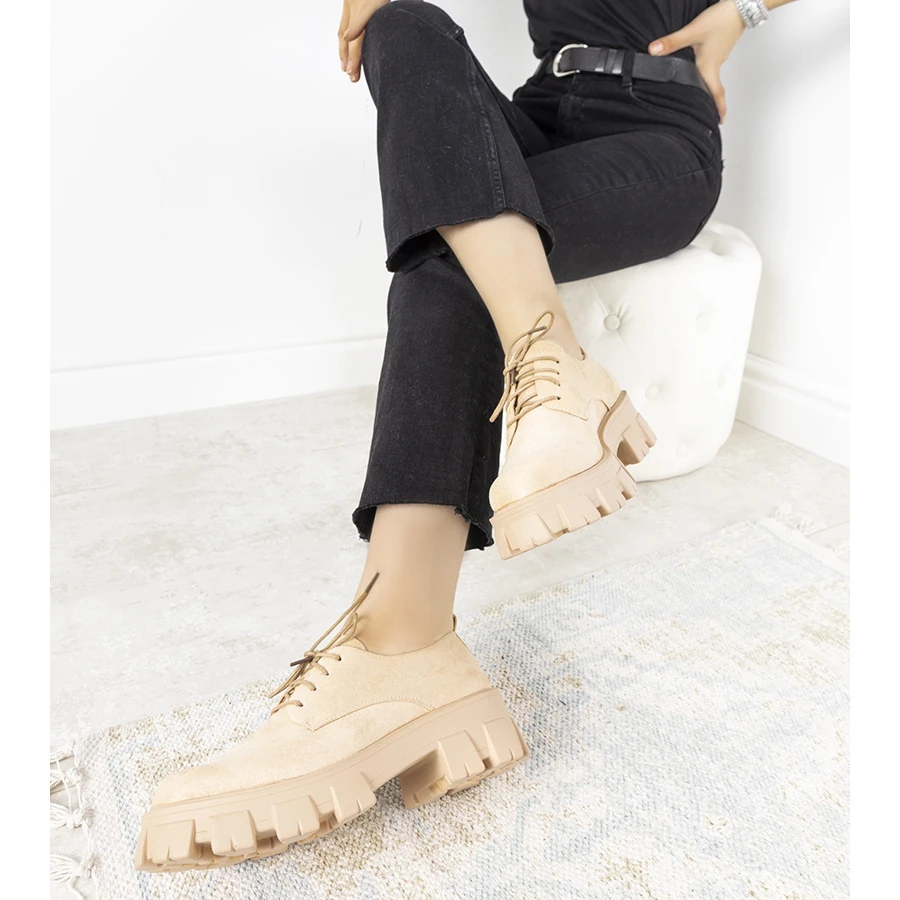 Chaussures Beiges à Semelle épaisse Melisande – Image 2