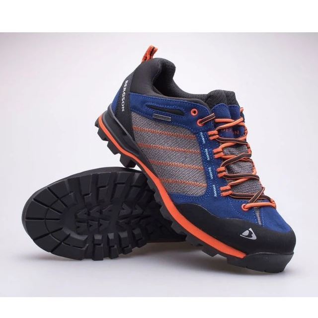 Chaussures Bergson M Kadam Low Stx Le Noir Bleu Gris