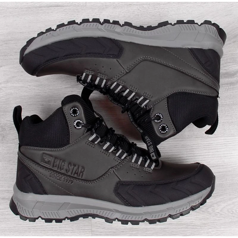 Chaussures De Randonnée Big Star M INT1624A Grises – Image 2