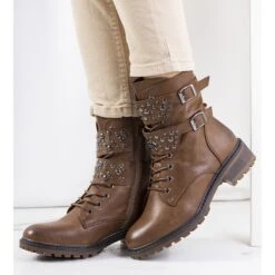 Chaussures De Randonnée Femme Menez Marron Brun