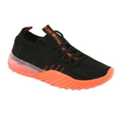Chaussures De Sport à Enfiler / à Lacets Big Star FF274342 Incolore Le Noir Orange
