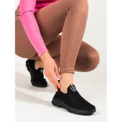 Chaussures De Sport à Enfiler Noires Shelovet Le Noir