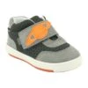 Chaussures De Sport Baskets Avec Velcro Bartek 71141 Orange Gris