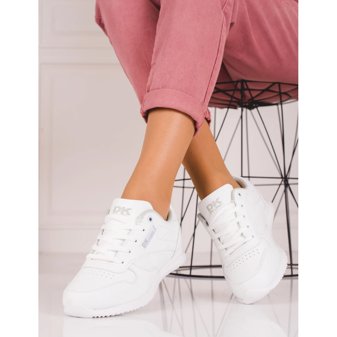 Chaussures De Sport Blanches DK Pour Femmes