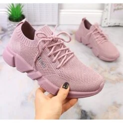 Chaussures De Sport Confortables Femme Rose Poudré Big Star JJ274266