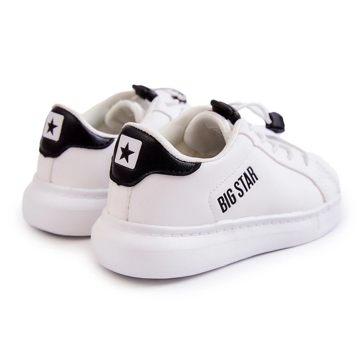 Chaussures De Sport Enfant Big Star JJ374069 Blanc Et Noir Blanche Le Noir – Image 2