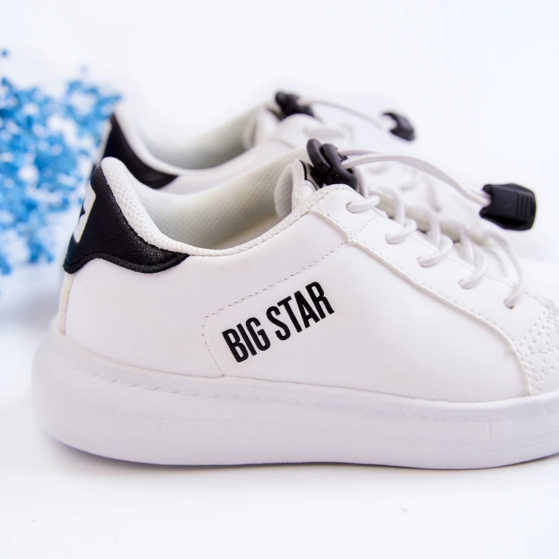Chaussures De Sport Enfant Big Star JJ374069 Blanc Et Noir Blanche Le Noir – Image 5