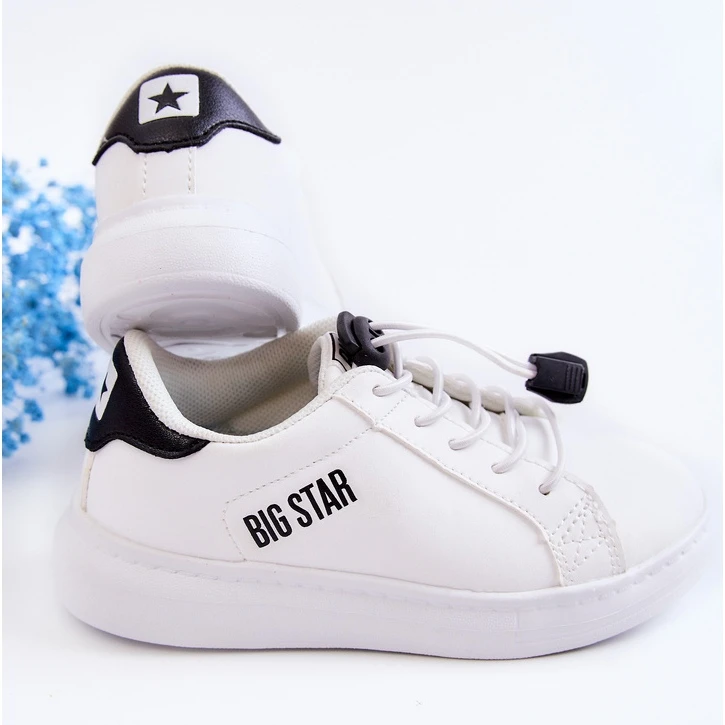Chaussures De Sport Enfant Big Star JJ374069 Blanc Et Noir Blanche Le Noir – Image 6