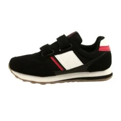 Chaussures De Sport Garçon American Club ES90/22 Noires Blanche Le Noir Rouge