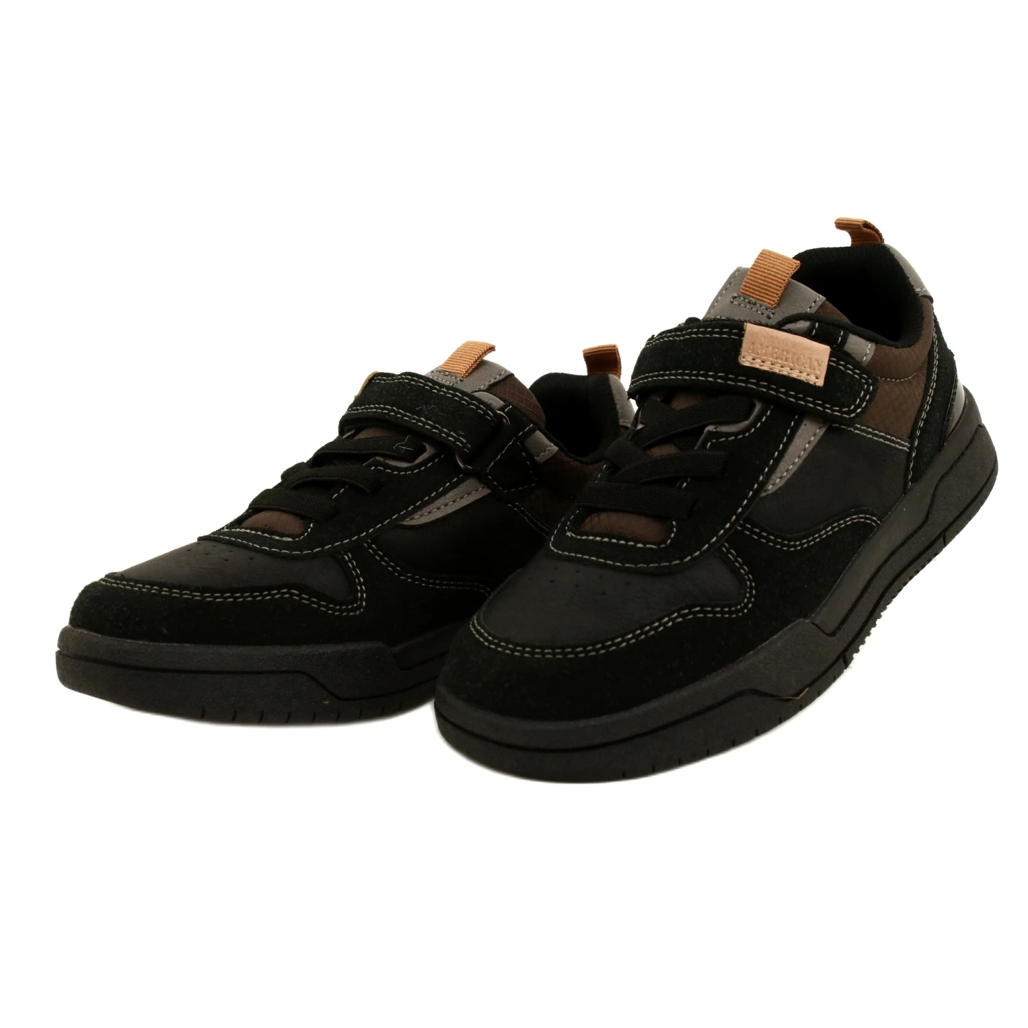 Chaussures De Sport Garçon American Club ES95/22 Noir Brun Le Noir – Image 2
