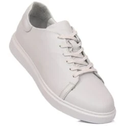 Chaussures De Sport Homme En Cuir Blanc T.Sokolski W22-472 Blanche