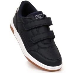 Chaussures De Sport Pour Enfants En Cuir écologique Bleu Marine American Club 112/23