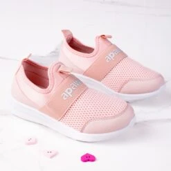 Chaussures De Sport Pour Enfants Roses Shelovet