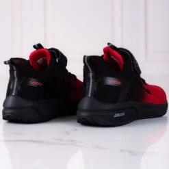 Chaussures De Sport Pour Enfants Vico, Noir Clair Et Rouge Le Noir