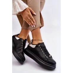 Chaussures De Sport Pour Femme GOE LL2N4012 Noir-Argent Le Noir