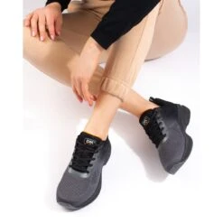 Chaussures De Sport Pour Femmes Noires Et Grises De DK Le Noir