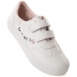 Chaussures De Sport Pour Filles Avec Velcro Blanc Potocki PY16026 Blanche