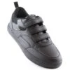 Chaussures De Sport Pour Hommes American Club 148/23 Noires Avec Velcro Le Noir