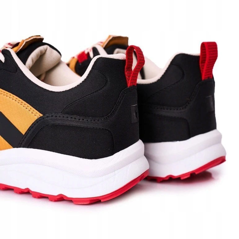 Chaussures De Sport Pour Hommes Memory Foam Big Star HH174087 Camel Le Noir Multicolore Jaune