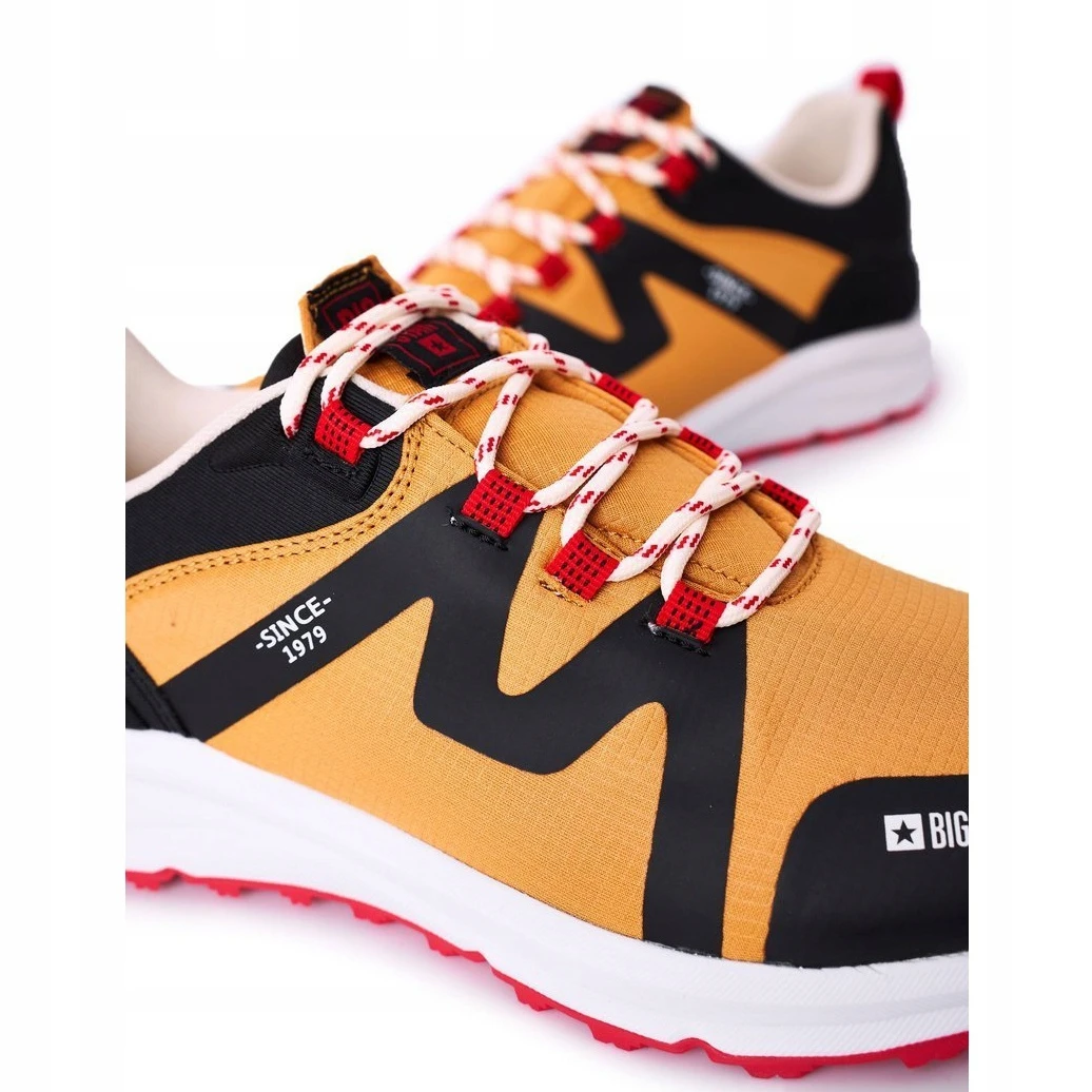 Chaussures De Sport Pour Hommes Memory Foam Big Star HH174087 Camel Le Noir Multicolore Jaune – Image 5