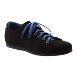 Chaussures De Sport Pour Hommes Noires Pilpol C191 Le Noir Bleu