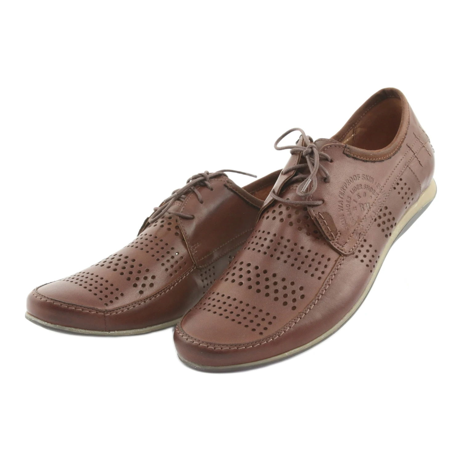 Chaussures De Sport Pour Hommes Riko 694 Marron Brun – Image 3