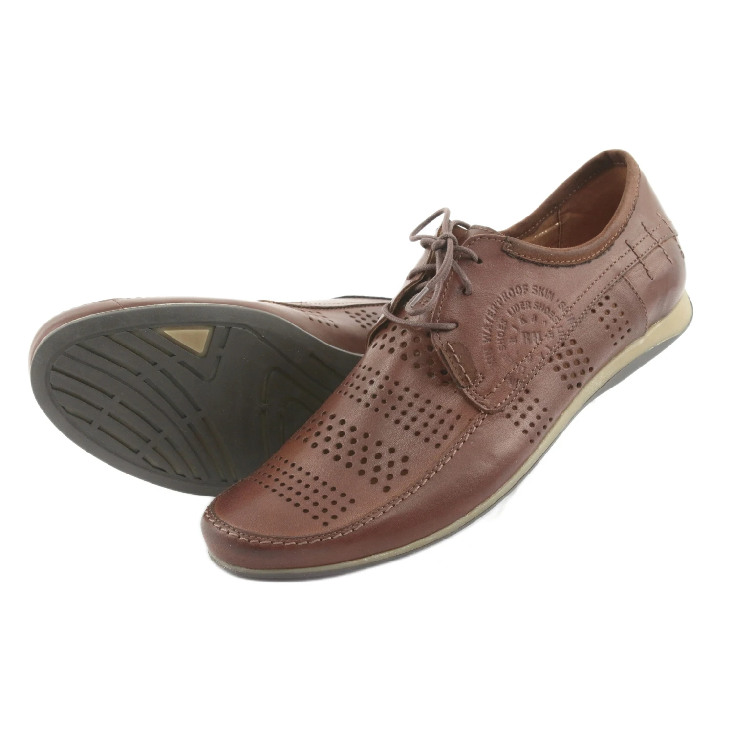 Chaussures De Sport Pour Hommes Riko 694 Marron Brun – Image 5